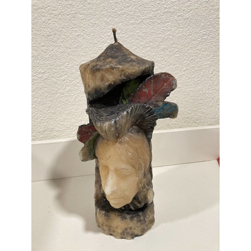 Indian Head Sculptured‎ Candle